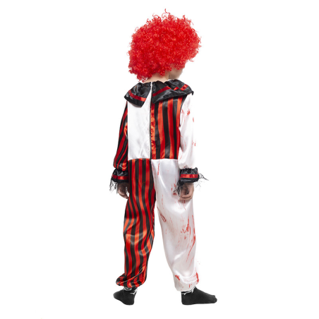 Disfraz de Payaso Rayas Sangre