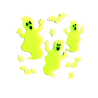 Pegatina Gel Fantasmas