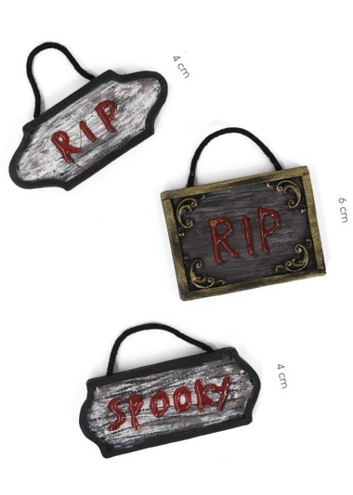 Mini Carteles para Decoraion de Halloween.