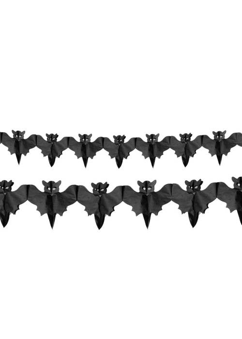 Guirnalda de Murcielagos Negros