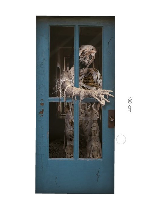 Decoracion Puerta con Zombie