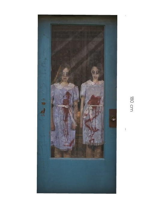 Decoracion Cortina Puerta con Gemelass
