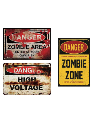 Pegatinas Danger Zombies