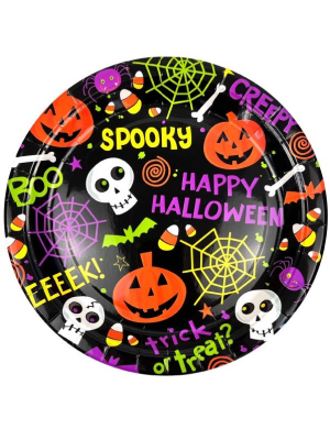 Plato Happy Halloween 23cm 6 Unid