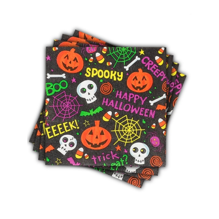 Servilletas Happy Halloween 12 Unidades