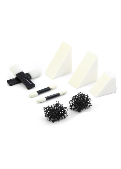 Set de Esponjas y Pinceles para Maquillaje