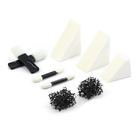 Set de Esponjas y Pinceles para Maquillaje