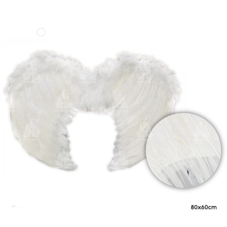 Alas de Plumas Blanca Grande