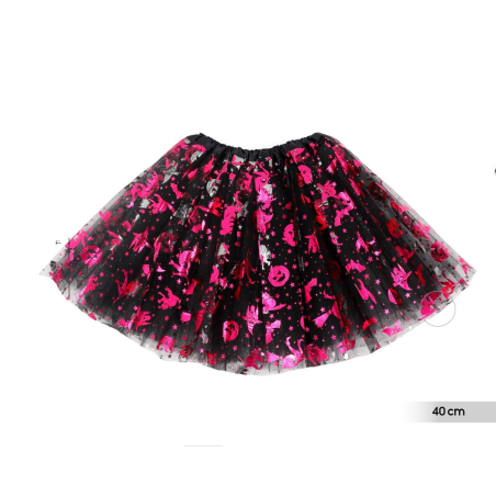 Tutu Morado con Murcielagos