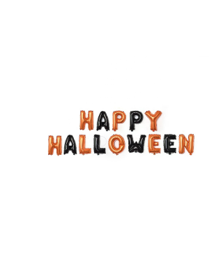 Globos Letras Happy Halloween
