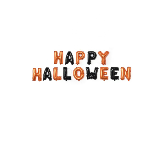 Globos Letras Happy Halloween