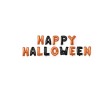 Globos Letras Happy Halloween