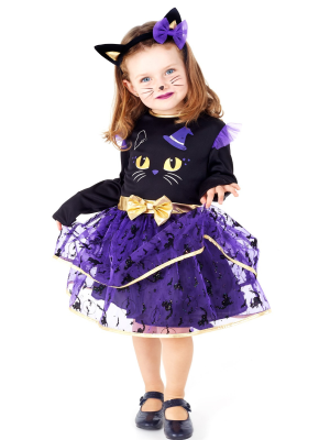 Disfraz de Gatita Vestido Bebe