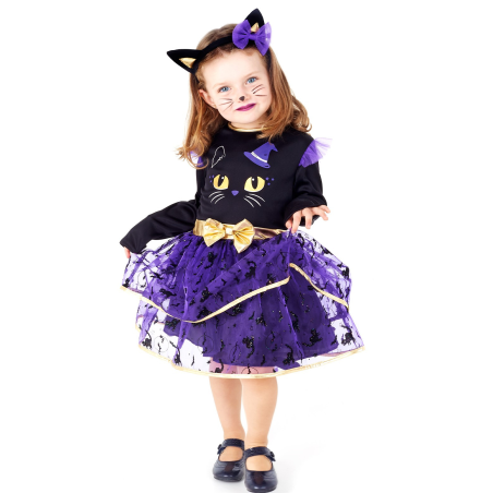 Disfraz de Gatita Vestido Bebe