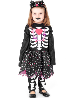 Disfraz de Esqueleto Vestido Bebe