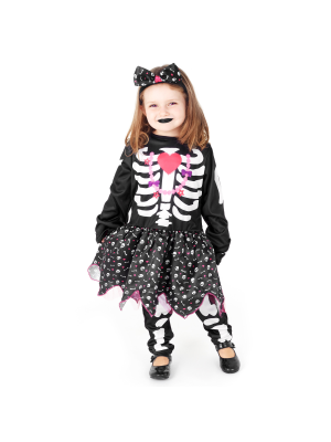 Disfraz de Esqueleto Vestido Bebe