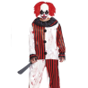 Disfraz de Payaso Rayas Sangre