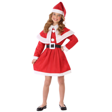 Disfraz de Mama Noel Infantil - Disfraces Navideños para Niñas
