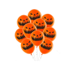 Globos Calabaza SIniestra 10unid - Guirnaldas y Globos
