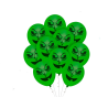 Globos Halloween Bruja Siniestra 10 unid - Globos