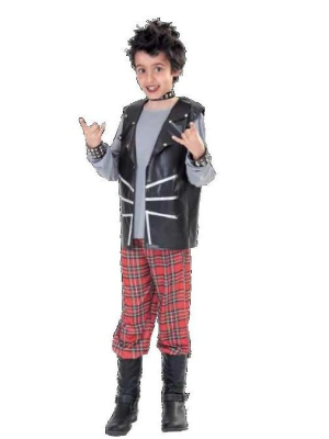 Disfraz de Punky - Disfraces de Rock y Punk