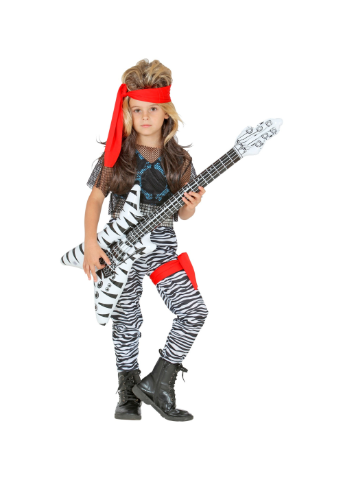 Rockero Look Rock Anos 80 Punk Rock Ropa Infantil Rockera Roupa De