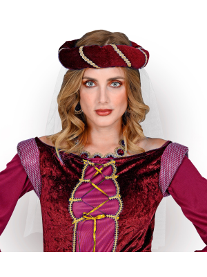 Tocado Medieval Burdeos