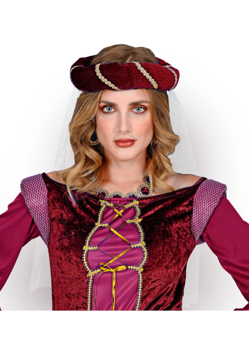 Tocado Medieval Burdeos