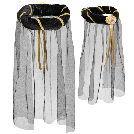 Tocado Medieval Negro