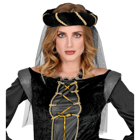 Tocado Medieval Negro
