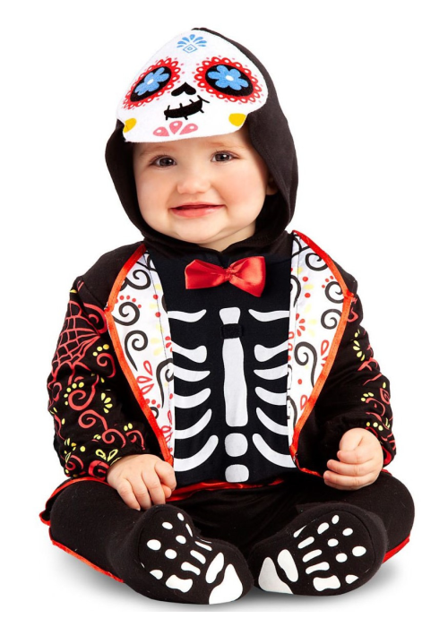 Disfraz de Esqueleto Catrino Bebe - Disfraces Calaveras y Catrinas