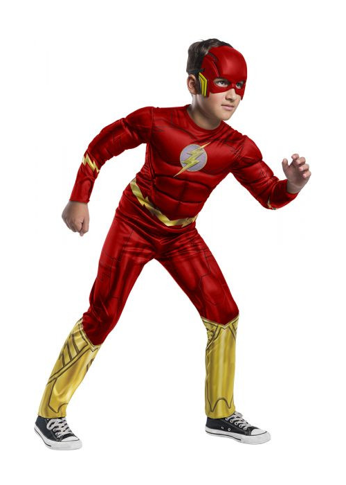 Disfraz de Flash Black Line DLX Infantil