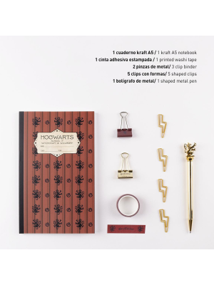 Set de Papeleria Harry Potter