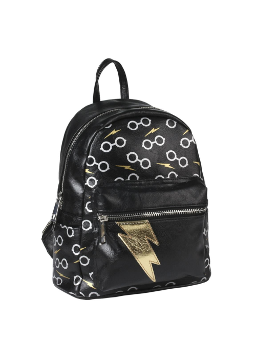 Mochila Harry Potter Gafas y Rayo Casual Polipiel