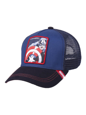 Gorra Visera Marvel Curva