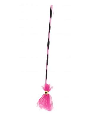 Escoba de tul Rosa y Morada