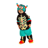 Disfraz de Monstruito Esqueleto Catrino Bebe
