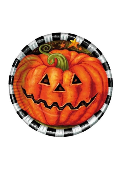 Platos Calabaza - Decoracion de Halloween y Terror