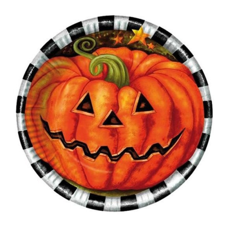 Platos Calabaza - Decoracion de Halloween y Terror