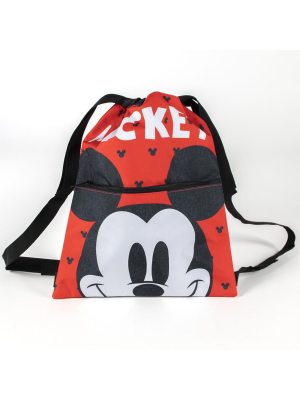 Mochila Saquito Escolar Mickey