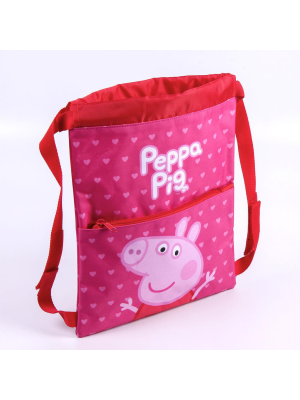 Mochila Saquito Escolar Peppa Pig