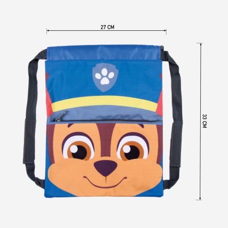 Mochila Saquito Escolar Chase Patrulla Canina PAW