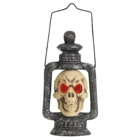 Farollillo Calavera con Luz - Velas y Candelabros