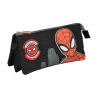 Estuche Portatodo sSpiderman Negro Triple