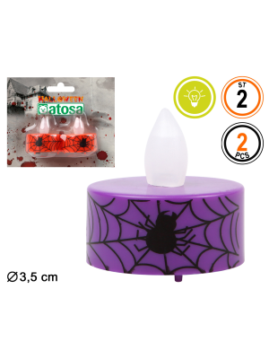 Vela Morada con Luz
