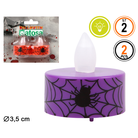 Vela Morada con Luz