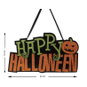Cartel Happy Halloween Purpurina