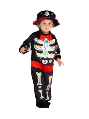 Disfraz de Esqueleto Catrino Bebe - Disfraces Calaveras y Catrinas