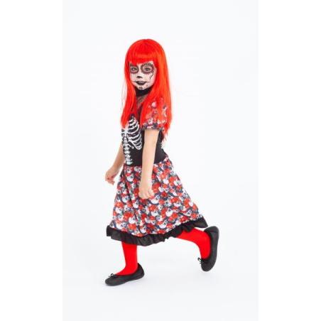 Disfraz de Esqueleto Catrina Bonita Niña