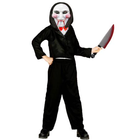 Disfraz De Marioneta Saw Infantil - Disfraces de Halloween Niño mas vendidos